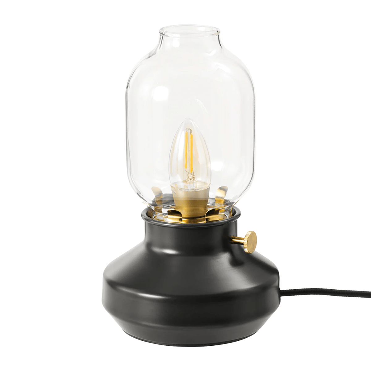 TÄRNABY Table lamp, anthracite black