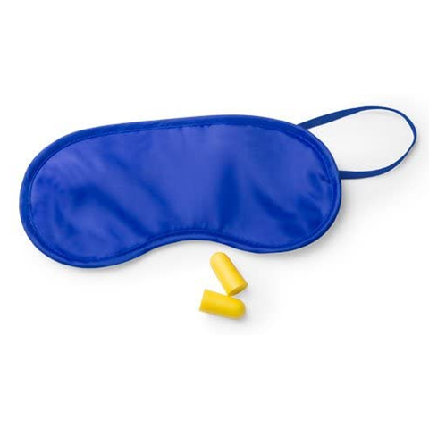ITALO Colourful Eye Mask and Ear Plug Set (Blue)