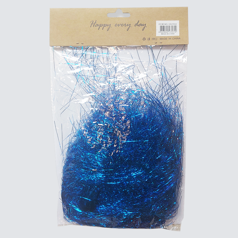 45 Gms MIX COLORS Metallic Straight Cut Shredded Gift Basket Filler Tinsel Foil Made From Acrylic Resin (4Pc Pack)  - Willow