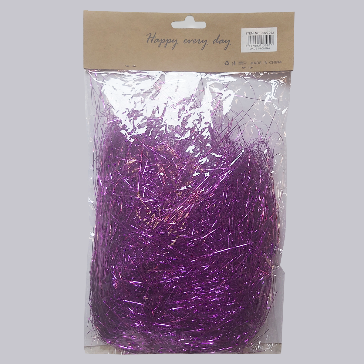 45 Gms Metallic Straight Cut Shredded Gift Basket Filler Tinsel Foil Made From Acrylic Resin GOLD - Willow
