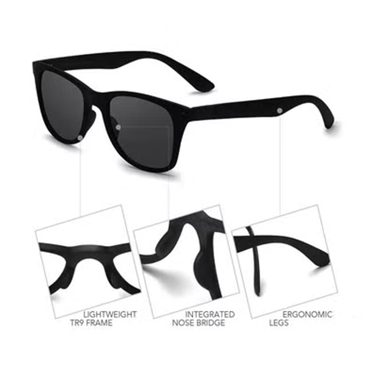 Accessories, Polarized Sports Sunglasses For Men Women Shades Sun Glasses  Tr9