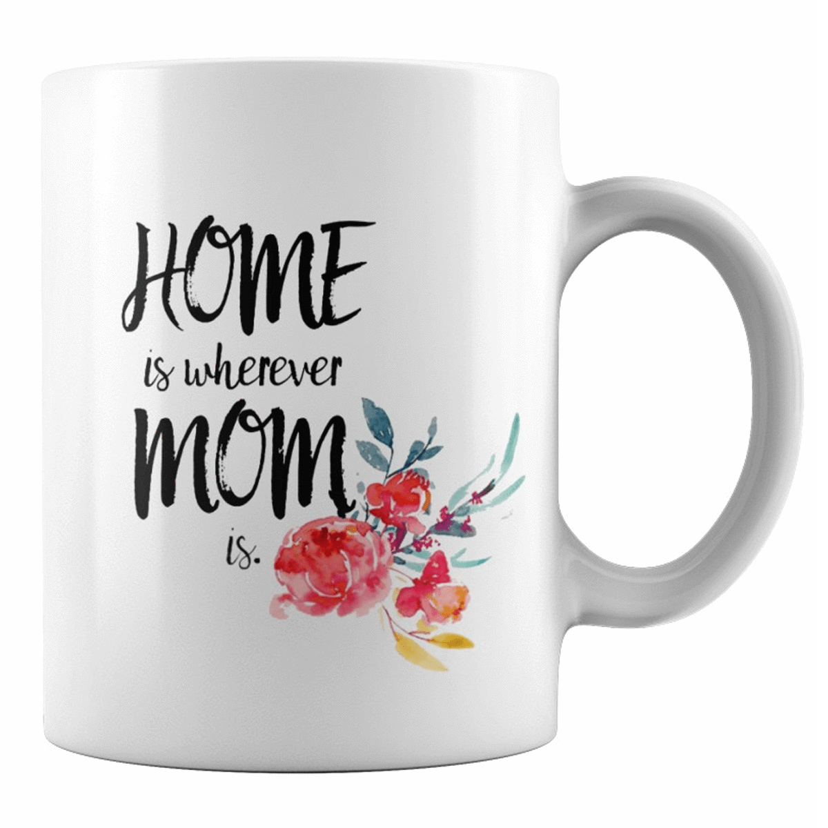 Home Is Where Mom Is  - 11 Oz Coffee Mug