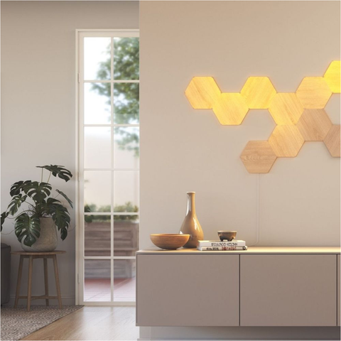 NANOLEAF Elements Wooden Hexagon 7 Panels