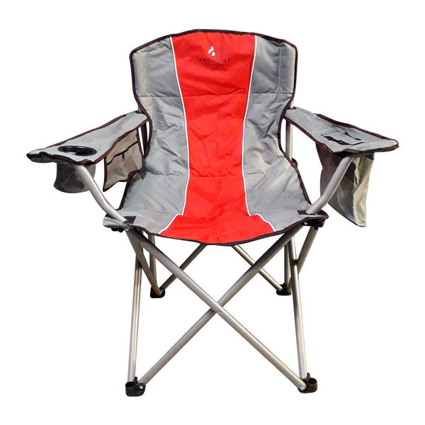 Procamp Folding Quad Chair Red Emaratshop