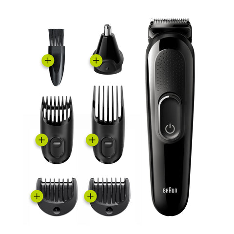 All-in-one trimmer MGK3220, 6-in-1 trimmer, 5 attachments.