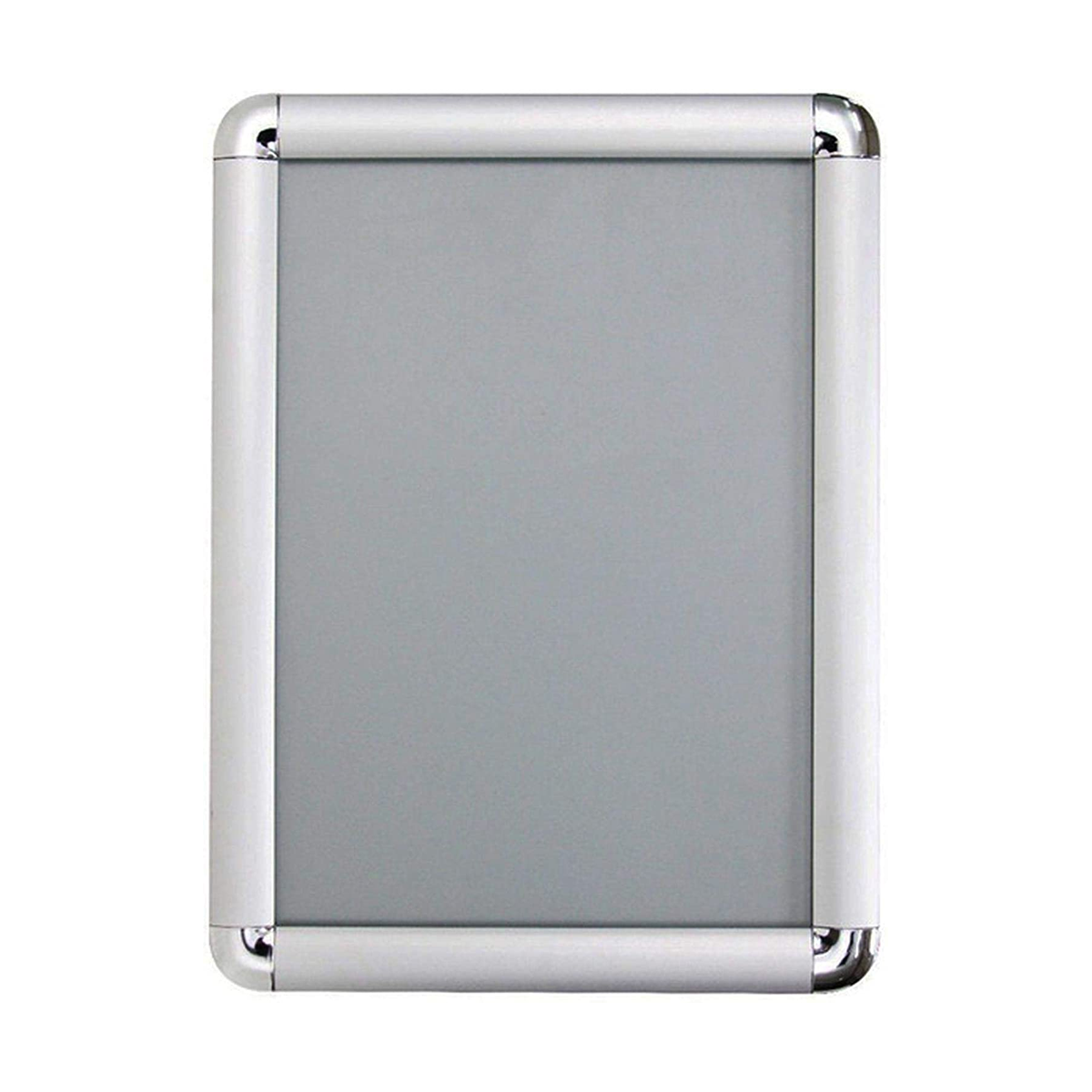 Olmecs Front Snap Frame Board with Chrome 30mm Profile Round Corner - Size A3
