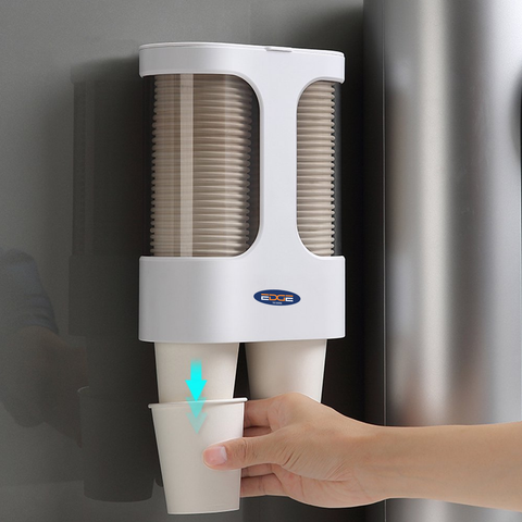Wall-mounted  Punch-free Paper Cup Holder for Water Dispenser