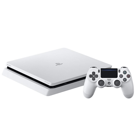 Sony PlayStation 4 Slim - 500GB, 1 Controller, Glacier White