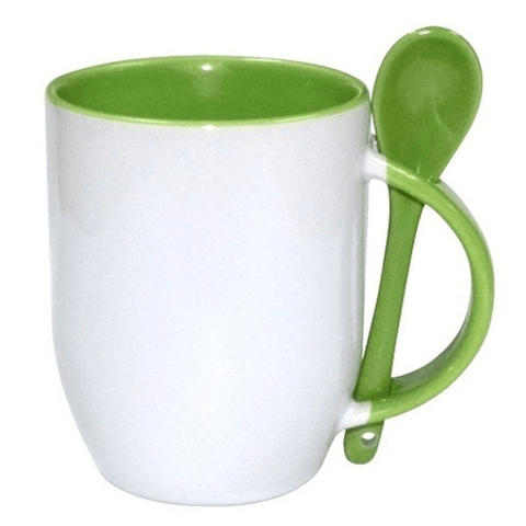 Ceramic Mug for Sublimation With Spoon (36 Pcs)