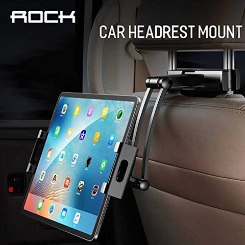 Universal Stretchable Car Headrest Mount Tablet Holder - Rock