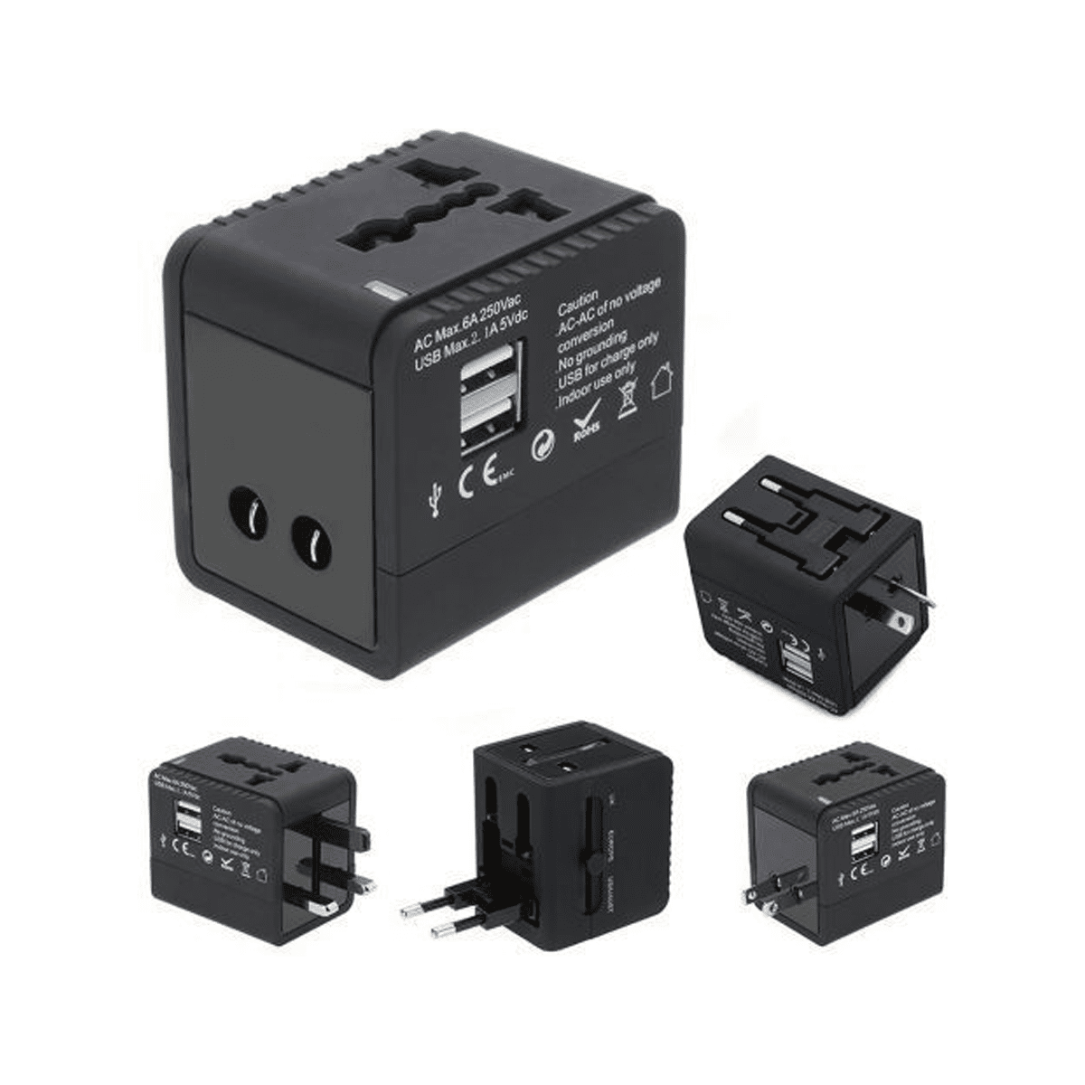 Universal Travel Adapter with UBS Port for Mobile Phones