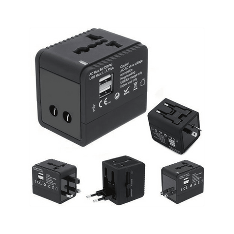 Universal Travel Adapter with UBS Port for Mobile Phones