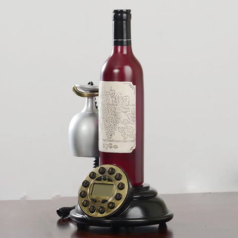 European Antique Retro Personality Landline Telephone Bottle Shape