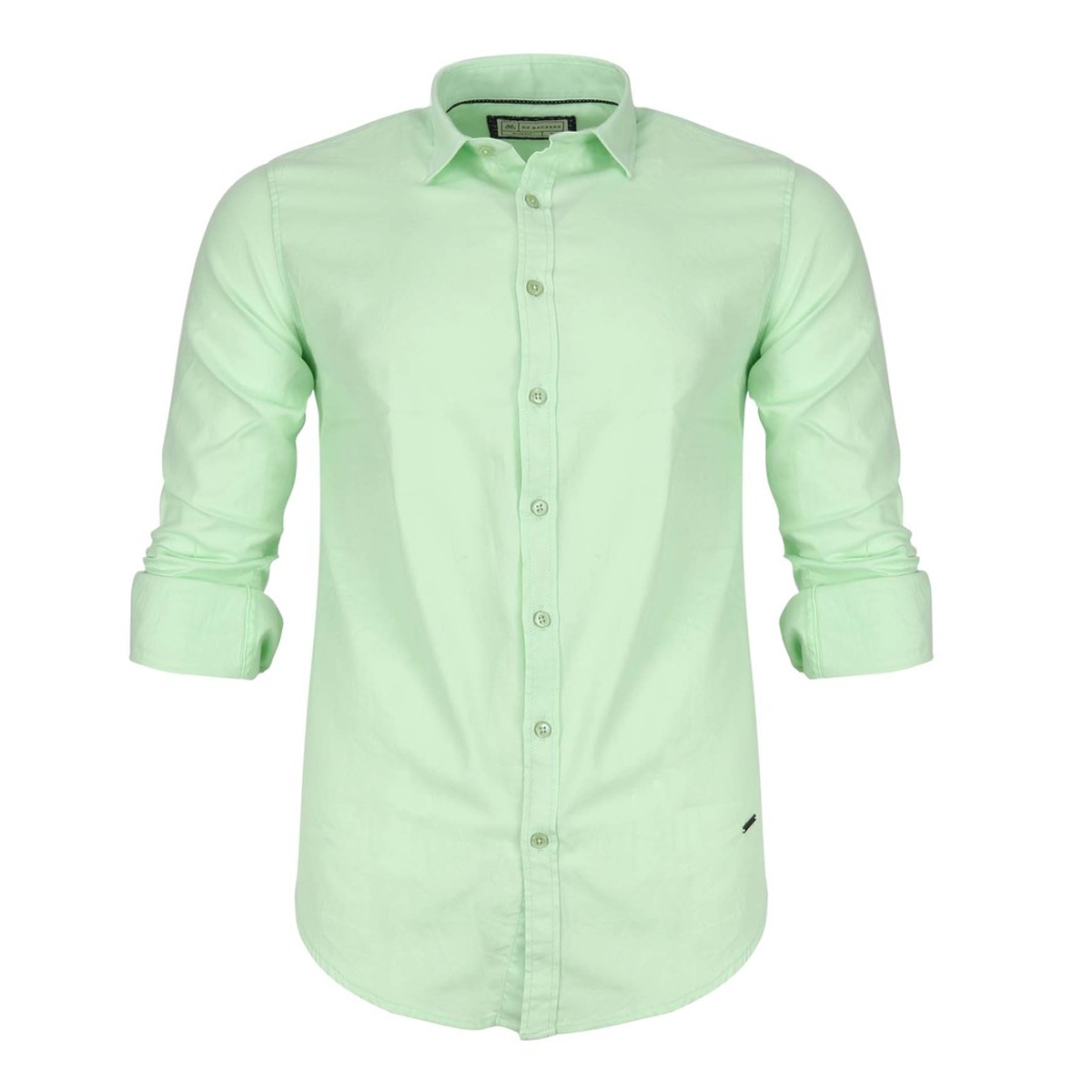 Men's Casual Shirt Long Sleeve 2025 Light Green - Debackers