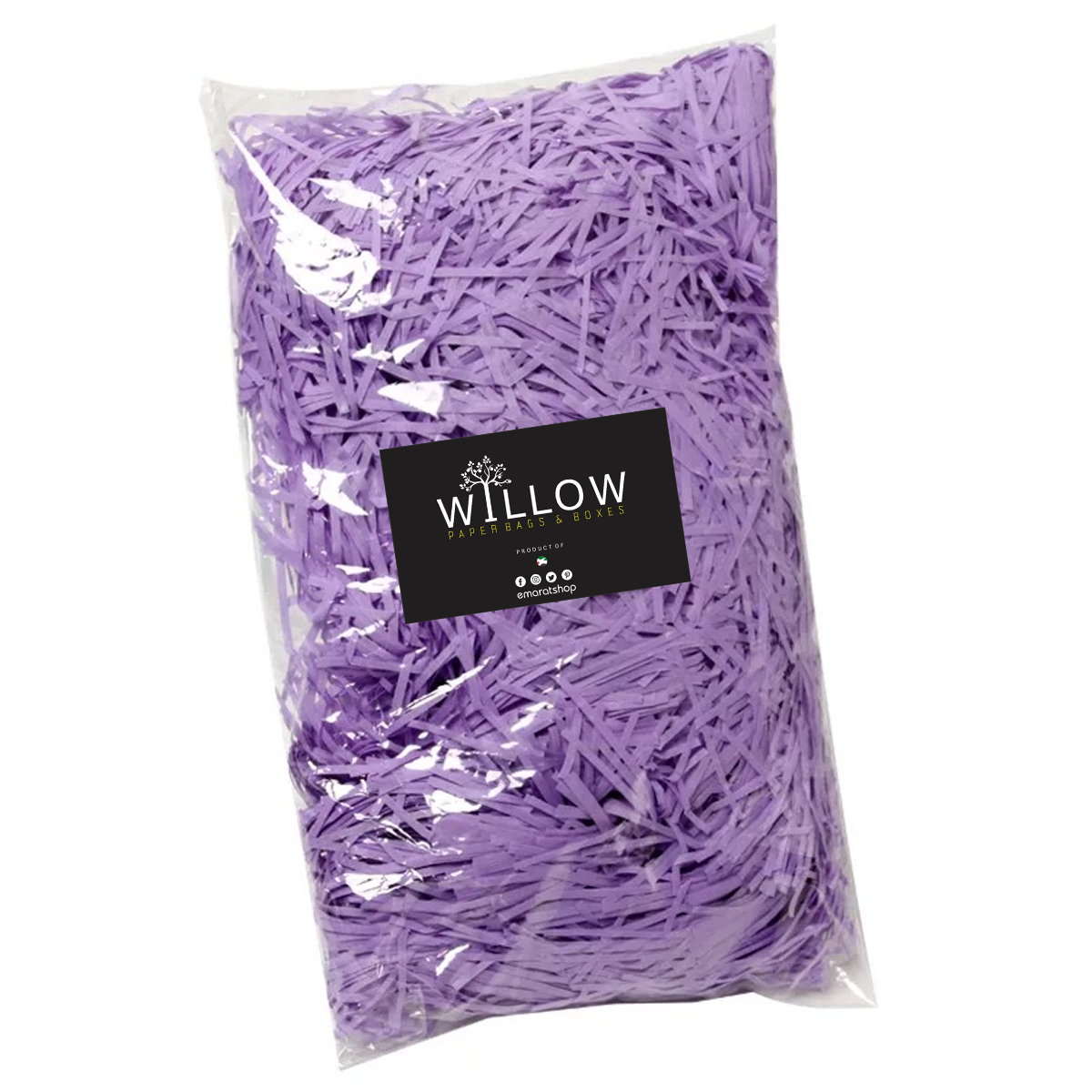 100g/Bag Professional laser Paper Cut Shredded Crinkle Filling Paper Confetti For Packing - YELLOW