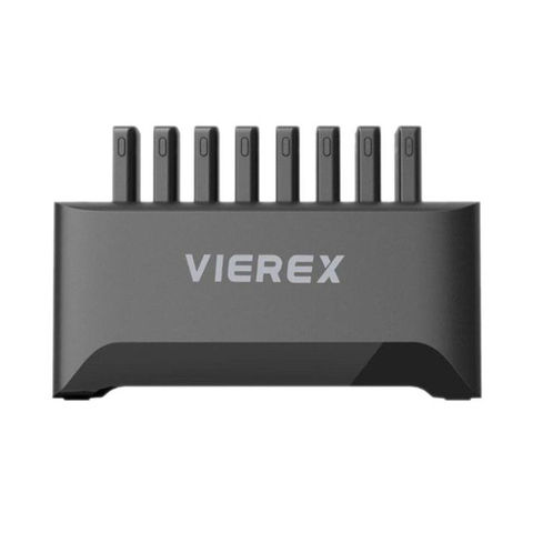 10000 mAh 8-Piece Portable Power Bank Set With Charging Station - Vierex