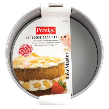 Prestige Loose Base Round Cake Pan 10" PR57142