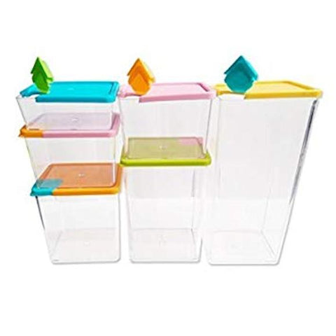 Stackable & Space-Savvy Pocket Block Containers 6 Piece