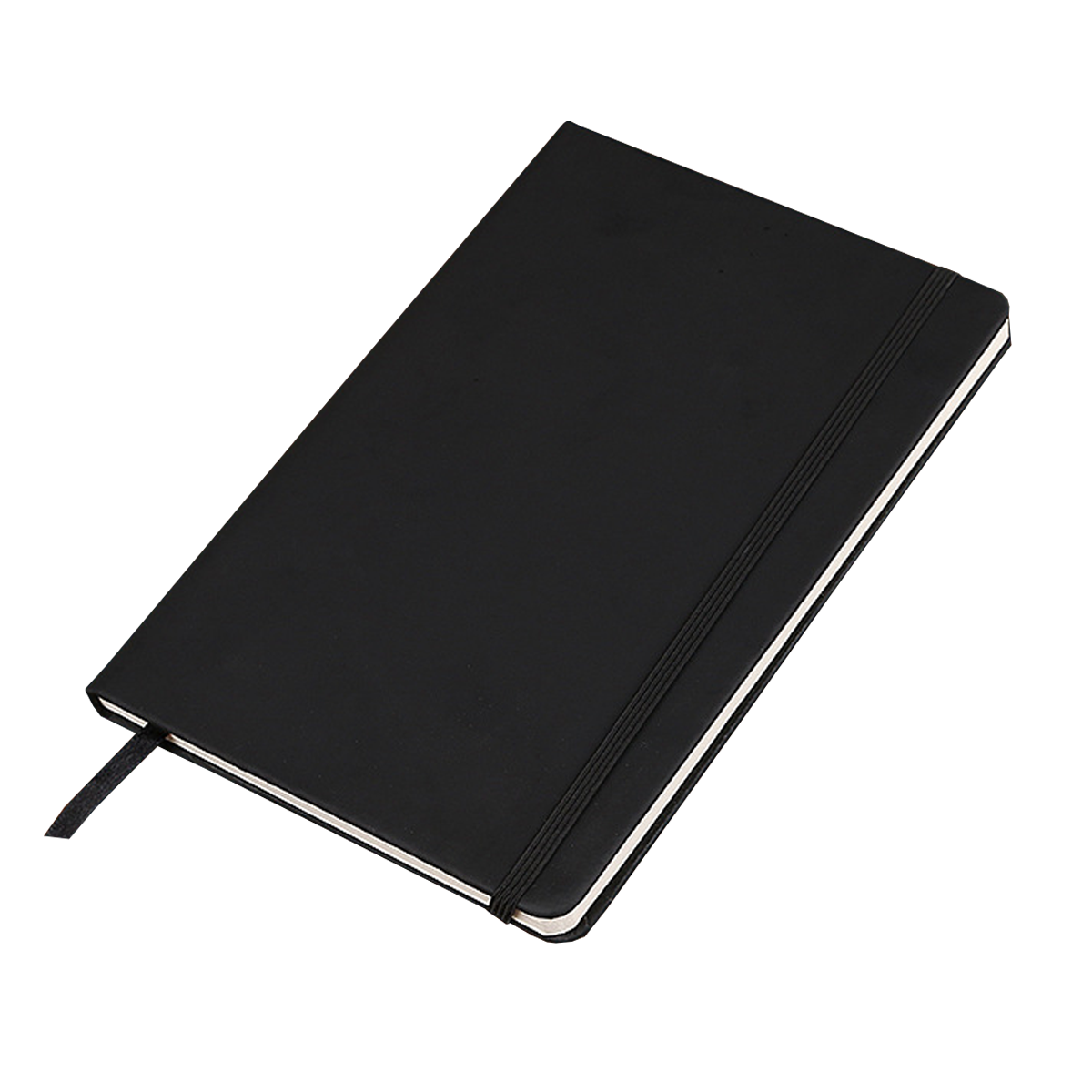Olmecs PU Soft Leather Covered Notebook With Elastic Strap - Yellow