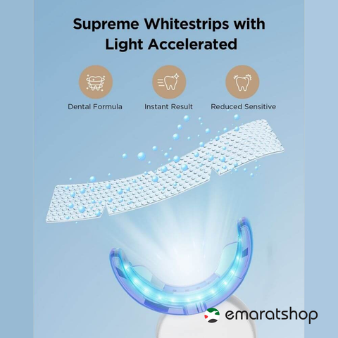 Fairywill Super Whitening Strips With Enhanced Light 28 Strips