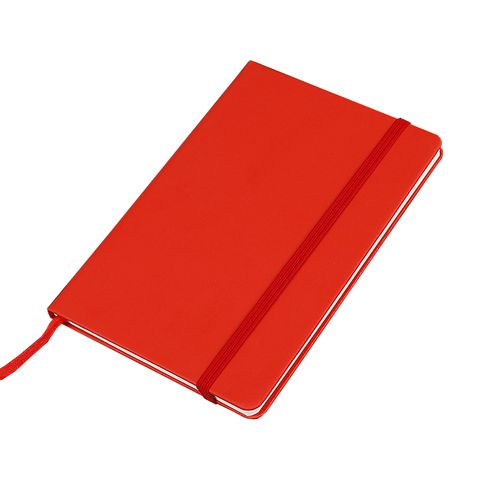 Olmecs PU Soft Leather Covered Notebook With Elastic Strap - Yellow