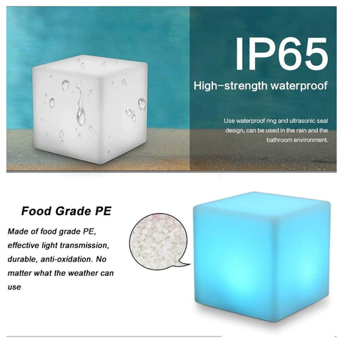 LED CUBE, illuminated LED cube20 x 20 x 20 Cms