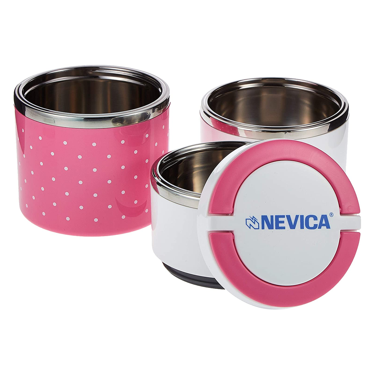 3 Layer Stainless Steel Lunch Box - Nevica