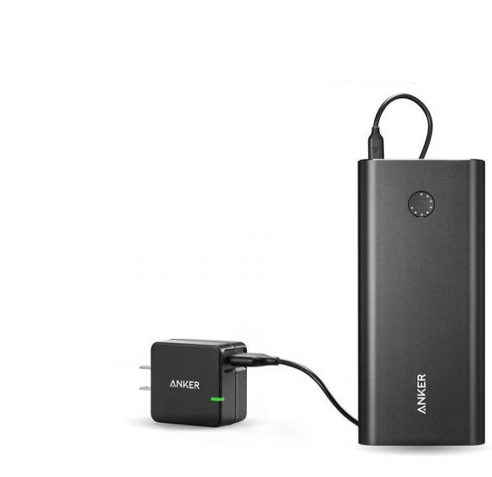 Anker PowerCore 26800  Portable Charger with USB Wall Charger & QC2.00 - Black - SquareDubai