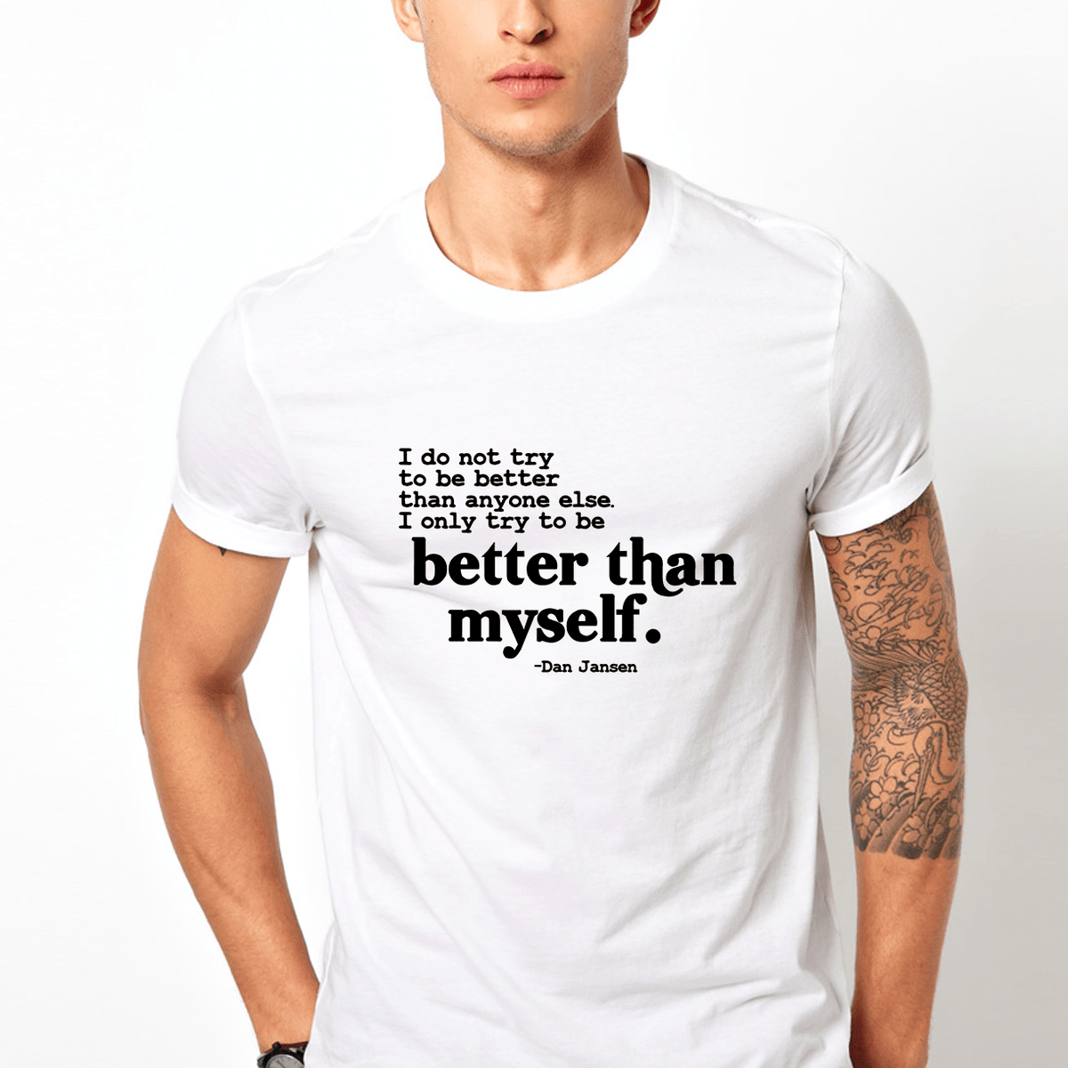 Better then myself - Casual 160Gsm Round Neck T Shirts