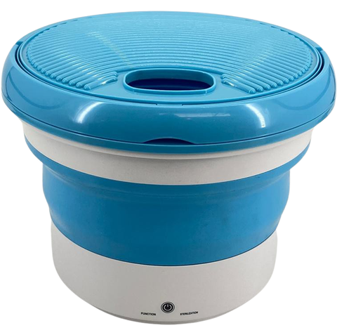 Fashionable Lightweight Folding Washing Machine F18-8-467 - Blue/White