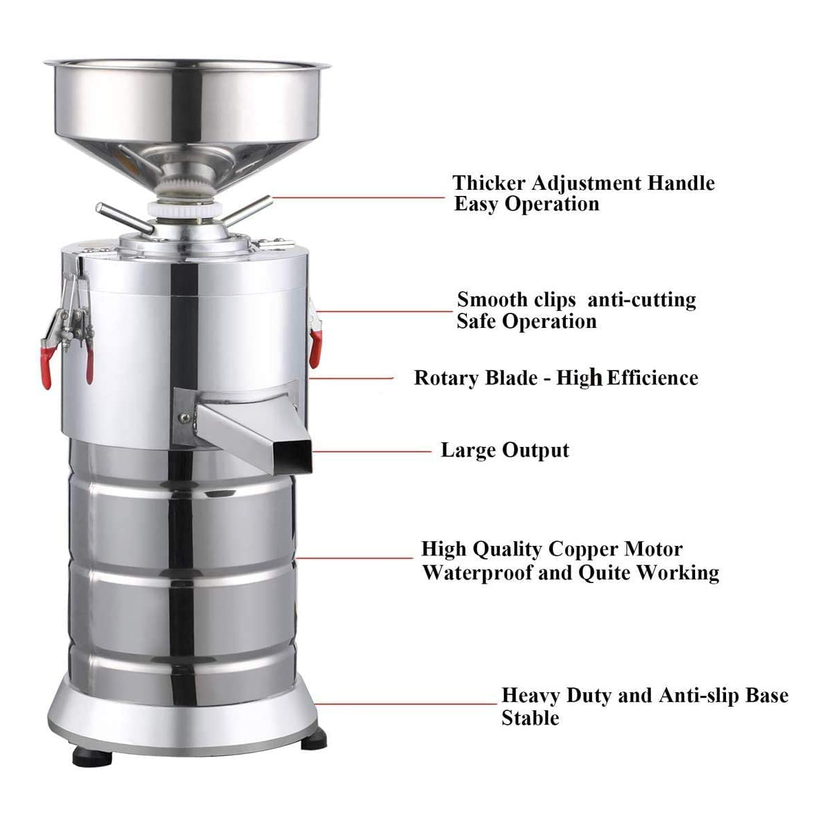 Electric Peanut Butter Machine Automatic Stone Disc Commercial