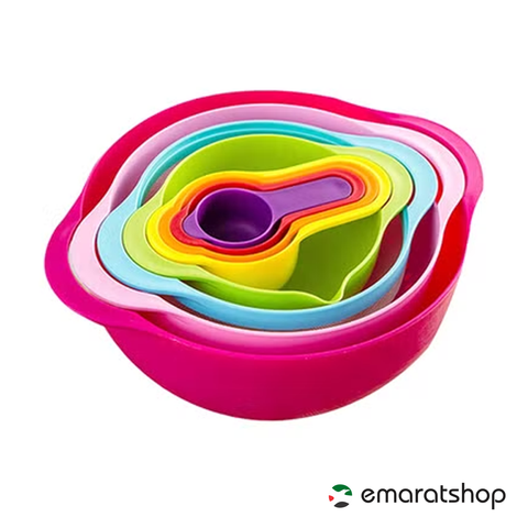 8-Piece Mixing Bowl Set Multicolour