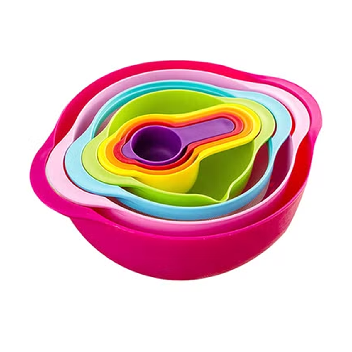 8-Piece Mixing Bowl Set Multicolour