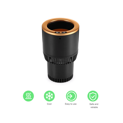 Car cup holder cooling and warming auto cup - SquareDubai