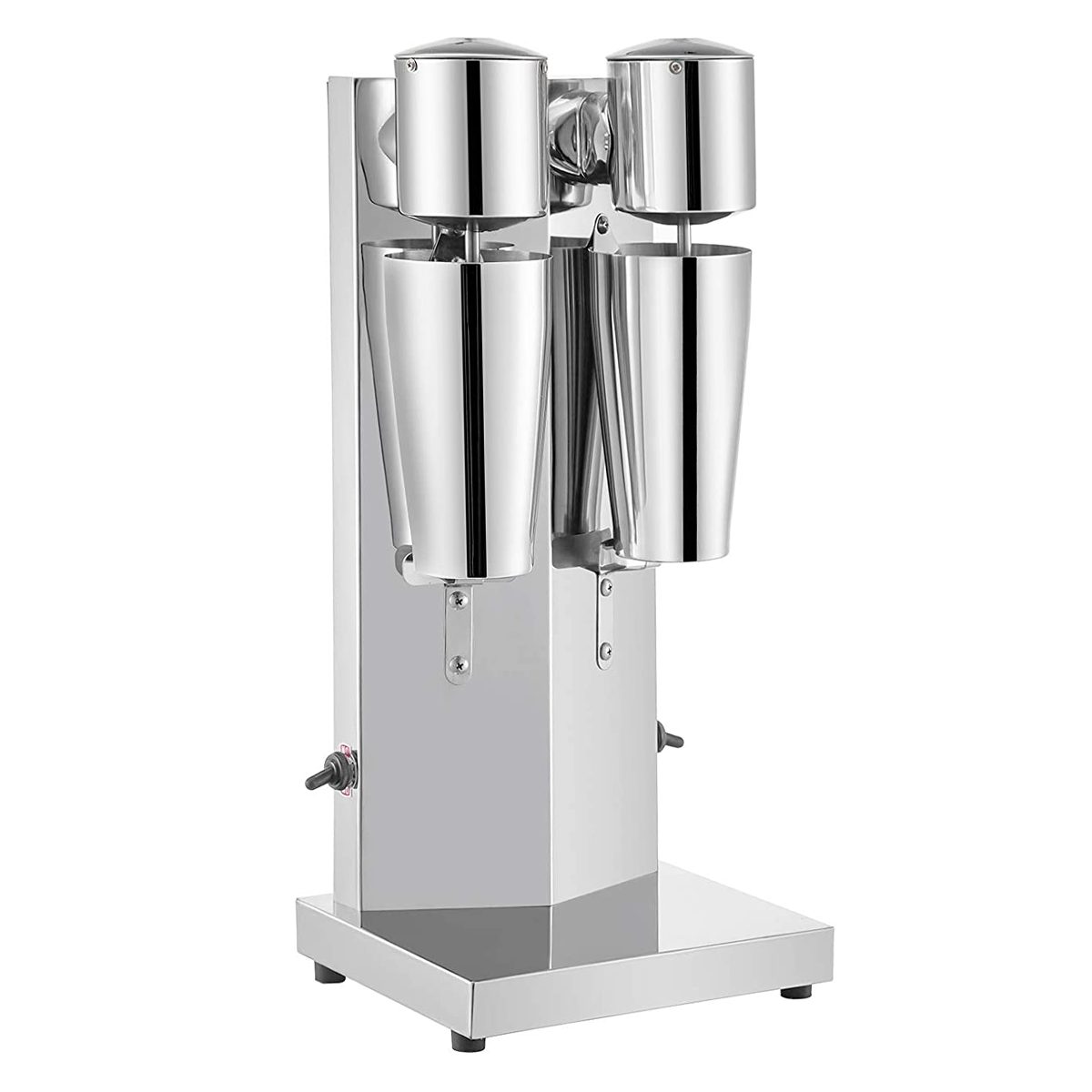 Double-Head Electric Milkshake Machine - Commercial Stainless Steel Smoothie Maker