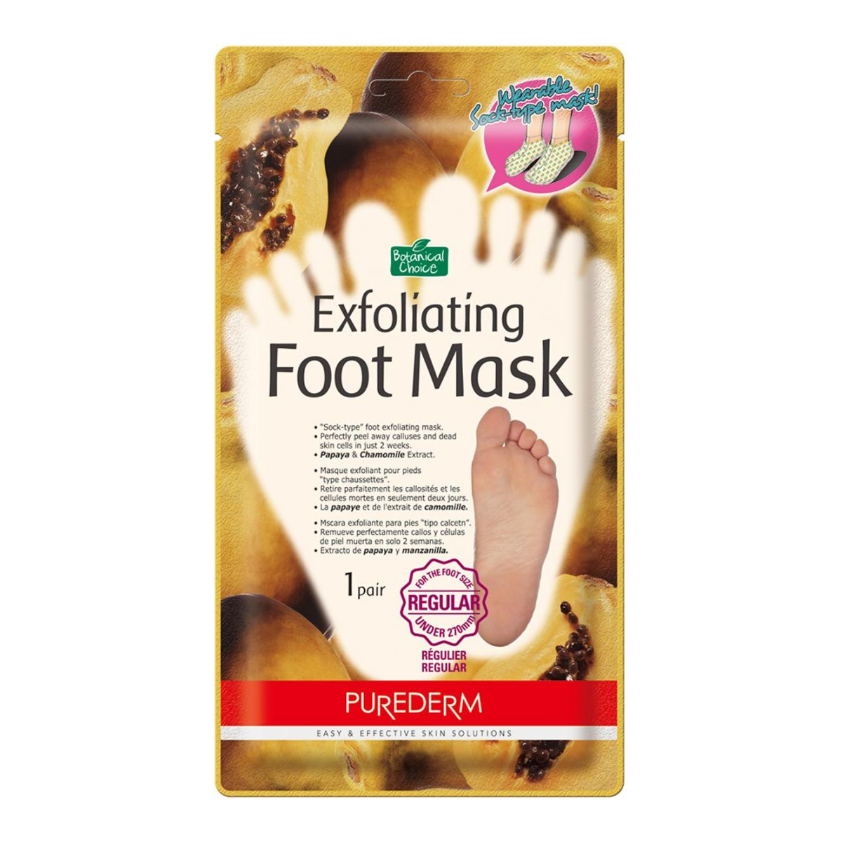 Purederm Exfoliating Foot Mask