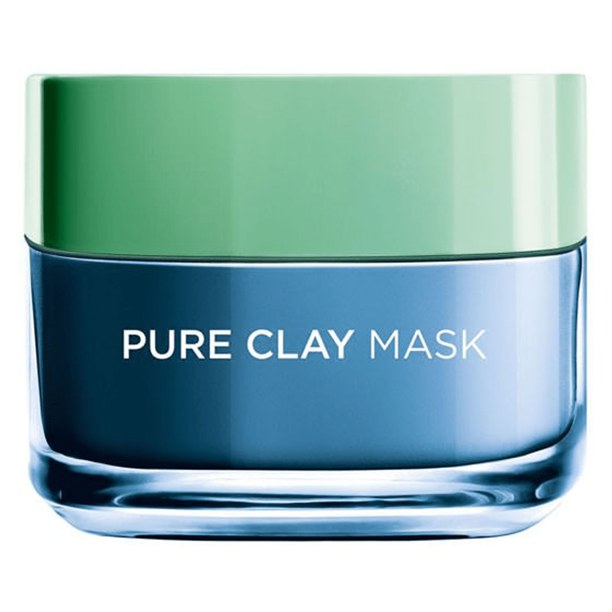L'Oreal Paris Pure Clay Blue Face Mask with Marine Algae, Clears blackheads and Shrink pores, 50 m