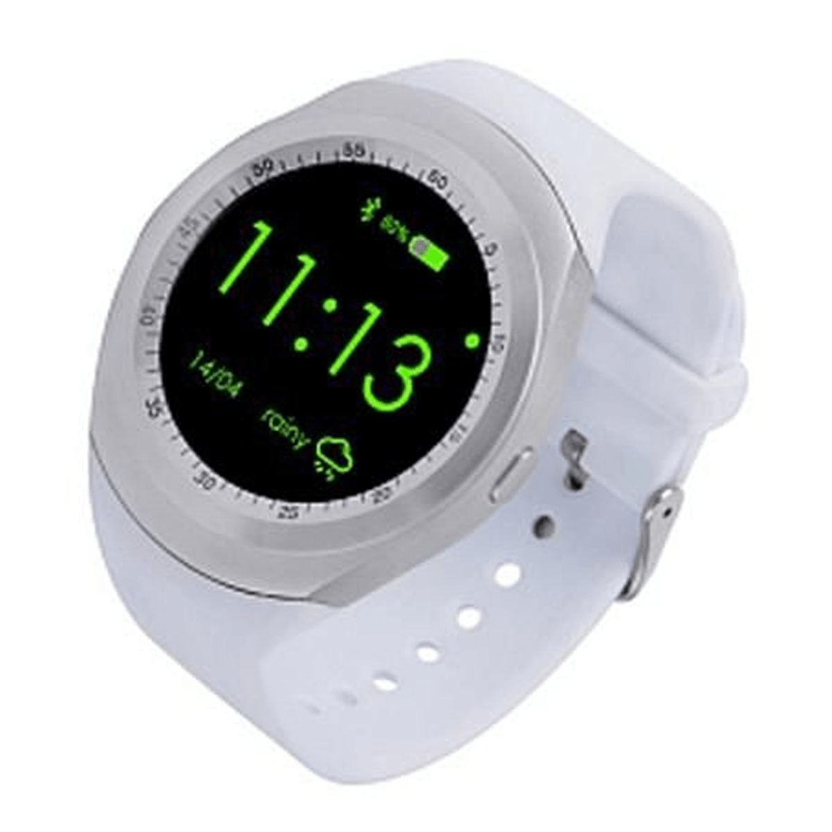 G-Tab W-307 Smartwatch 1.54'' IPS Display 32MB ROM 32MB RAM Sim Supported Android Watch White