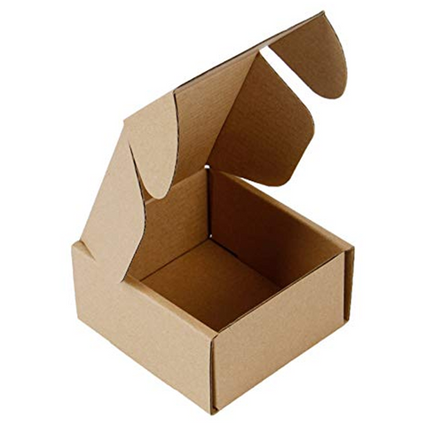 Willow 10Pcs Kraft Paper Box Mini Gift Box Candy Chocolate Favor Box Small Mailing Box (15x14x5.5 Cms)