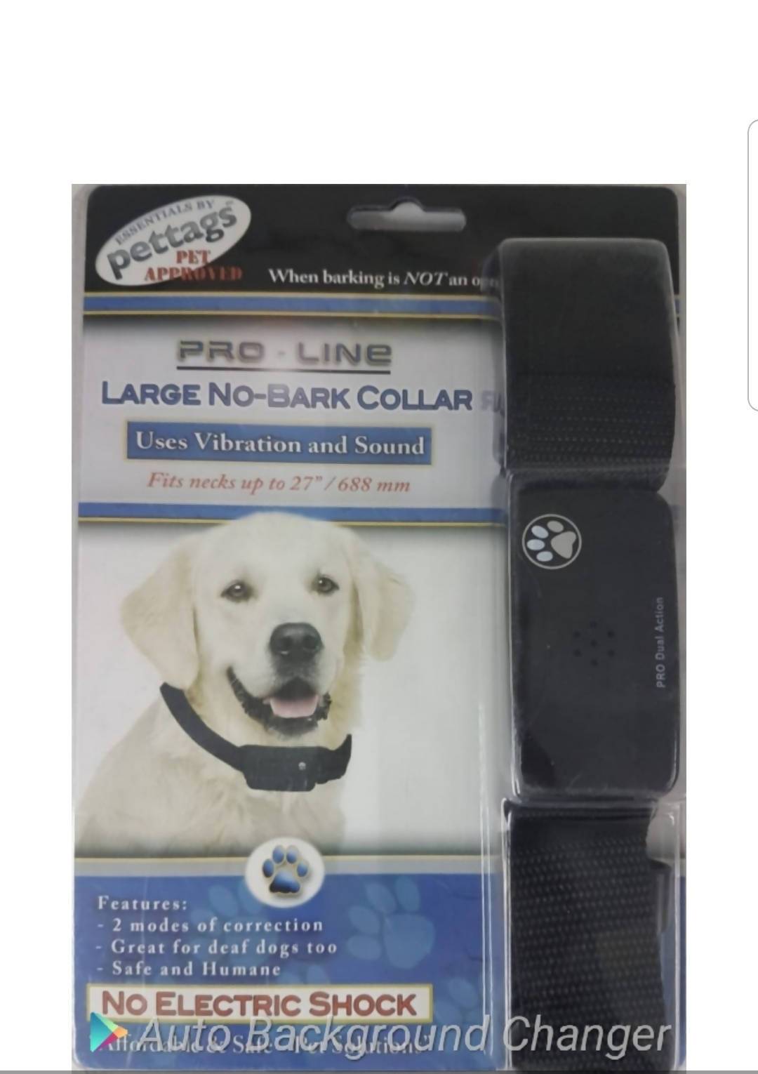 No bark collar for large dogs