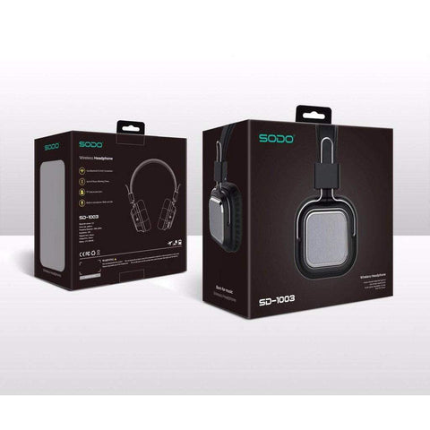 SODO 1003 Wireless Headphone With FM