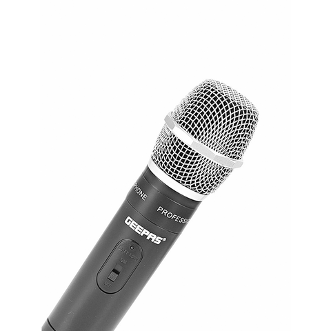 Geepas Professional Wireless Microphone GMP15011 Black