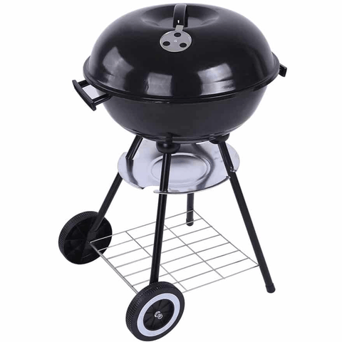 Charcoal Kettle Grill with Four Legs (56 cm, Black) - SquareDubai