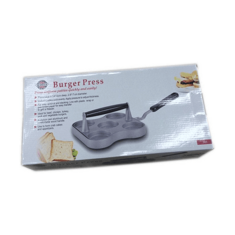 Aluminum Mini Burger Press, 5 Slot Cast - SquareDubai
