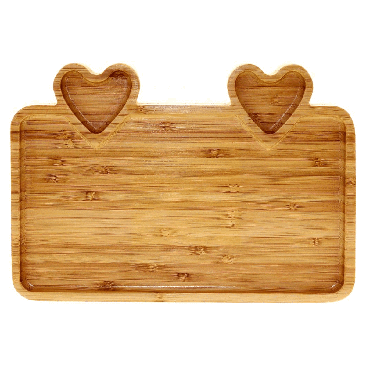 Liying Bamboo Two Hearts Tray