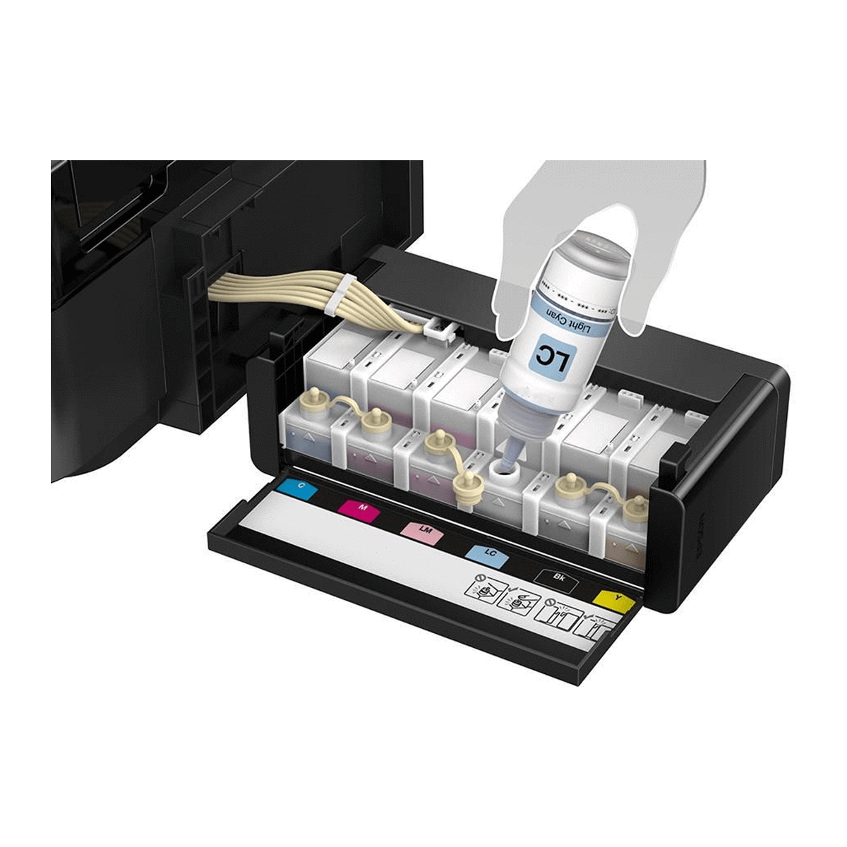 Epson L805 A4 Wireless Photo Printer, INK SYSTEM Tank, Dye Sublimation Ink Printer - SquareDubai