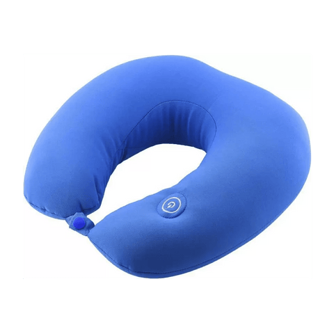 Blue Neck Massage Pillow - SquareDubai