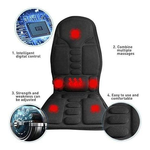 Vibrate And Heat Massage Seat Cover Cushion