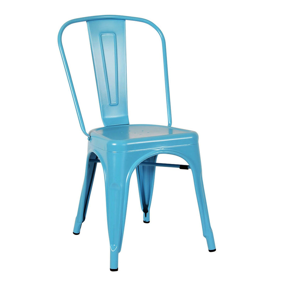 Metal Stackable Chair For Restaurants - Red