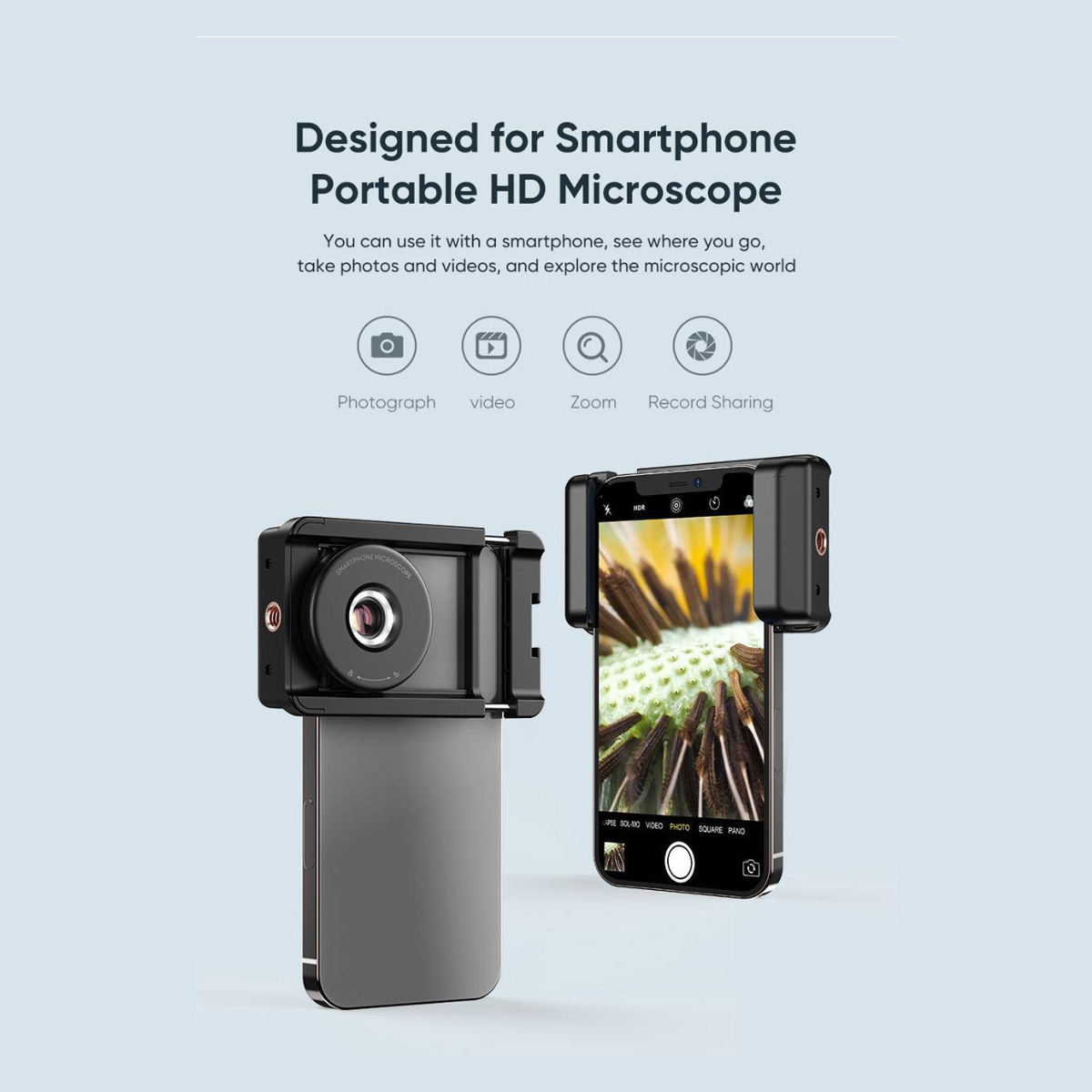 Microscopic spy deals camera